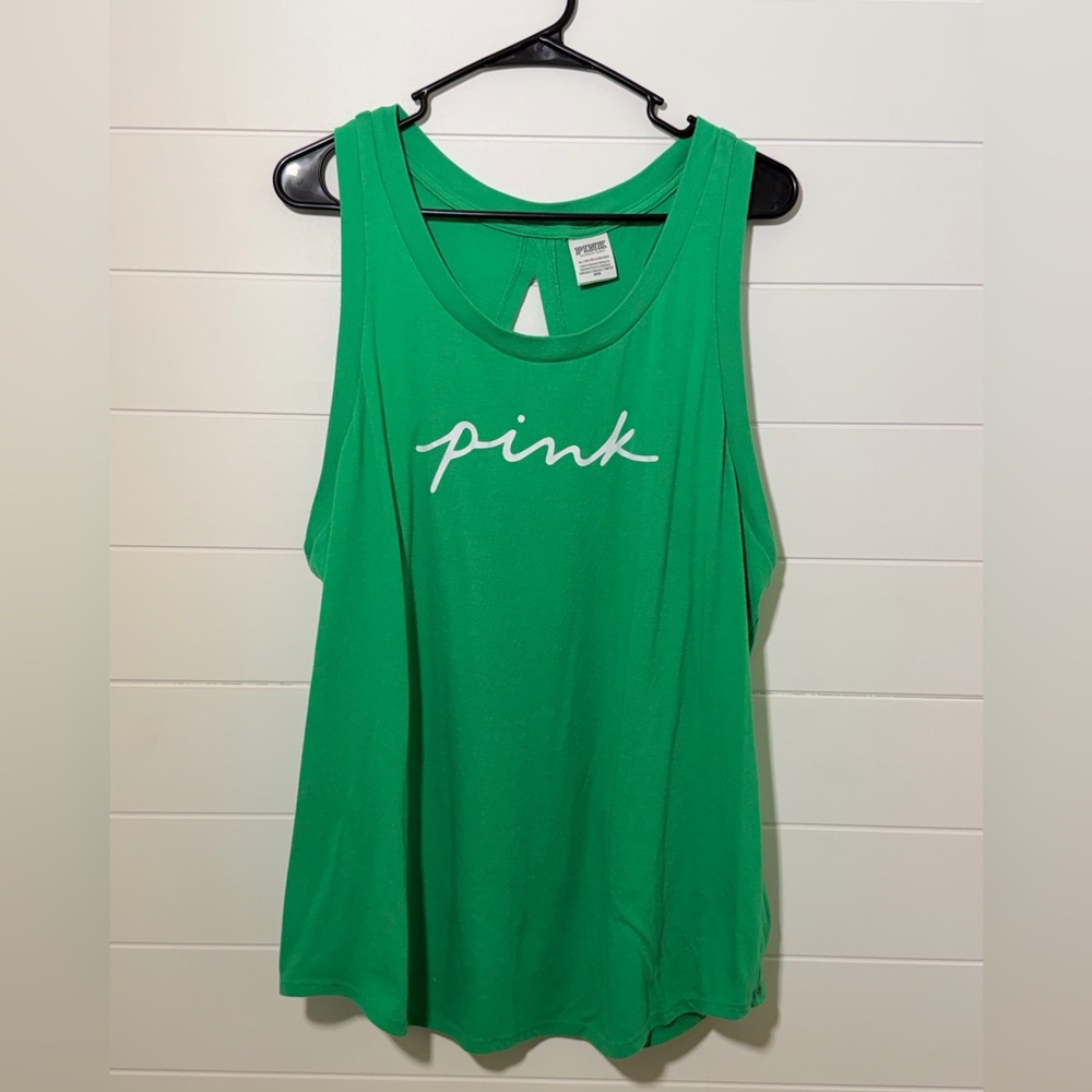 PINK Victoria's Secret Vibrant Green Tank